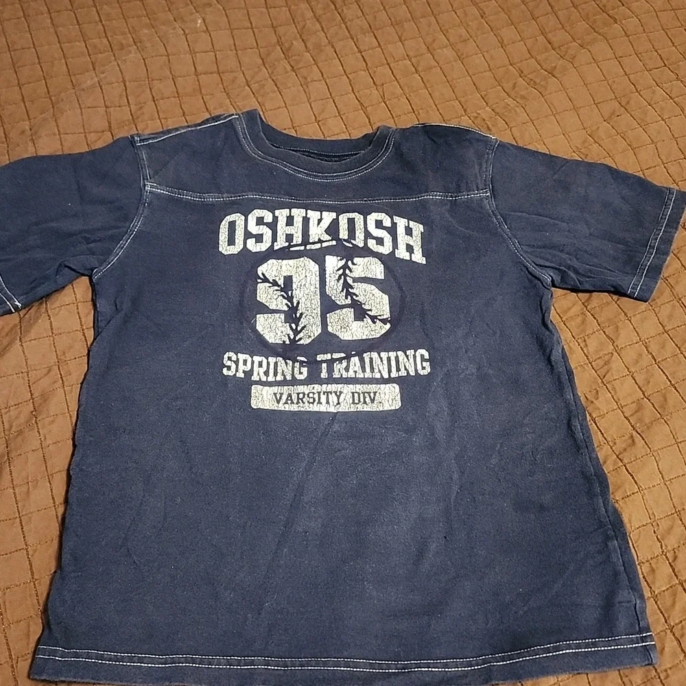 OshKosh B'gosh Navy and Strips Kids T-Shirts